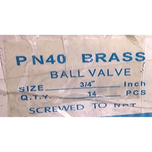 3/4" Ball valves